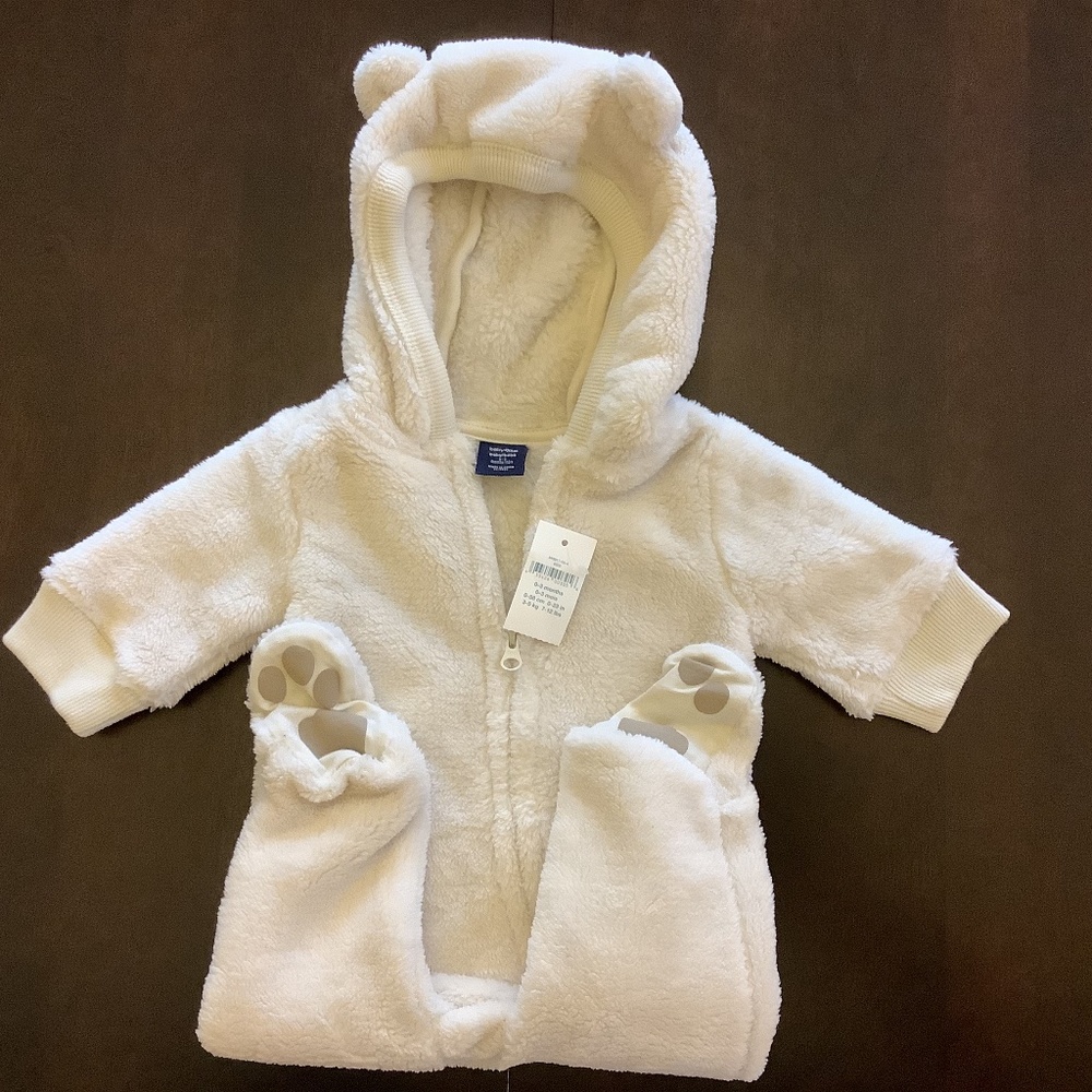 Baby Gap Bear One-Piece  Hoodie